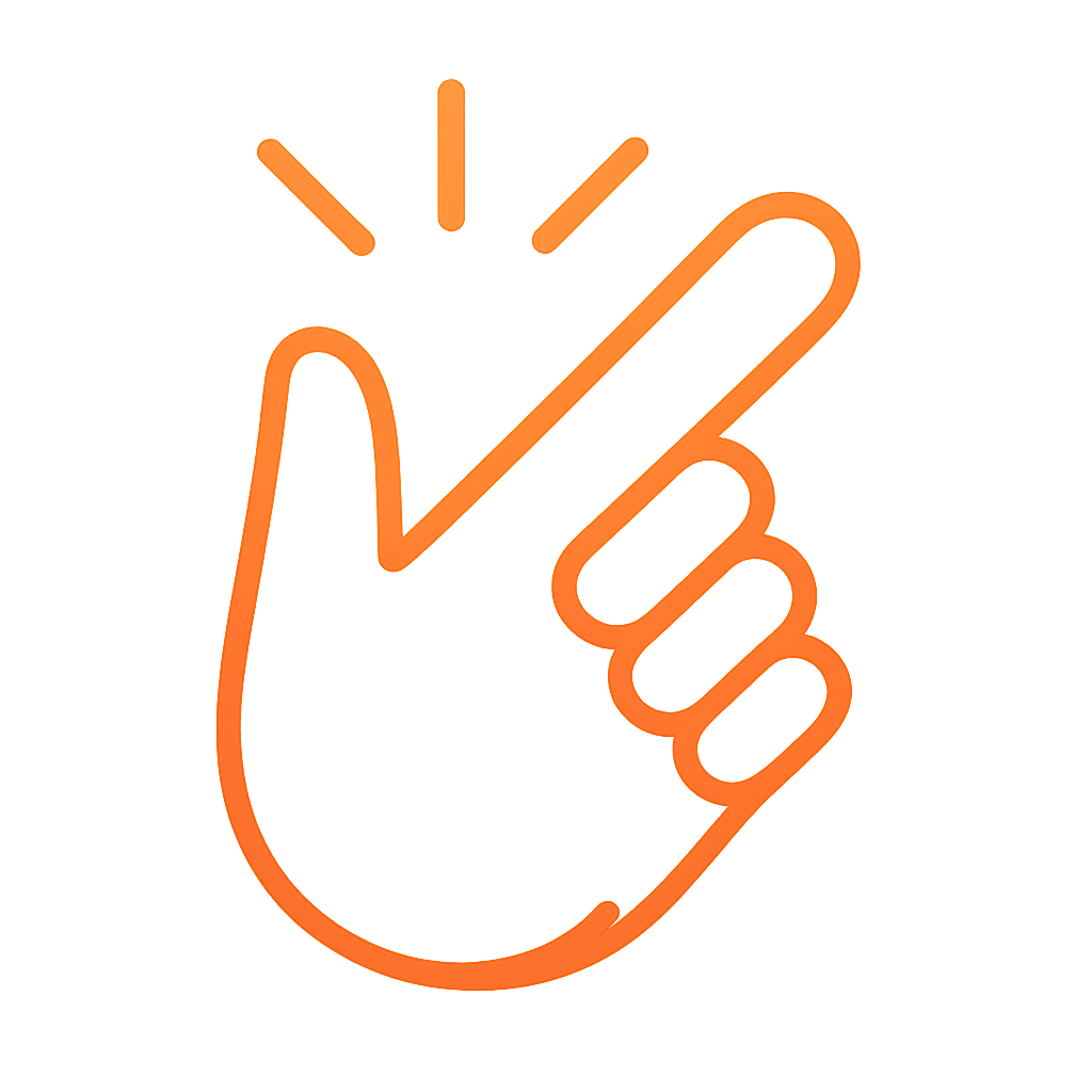 Icône représentant la simplicité d'utilisation de la plateforme Wooskill